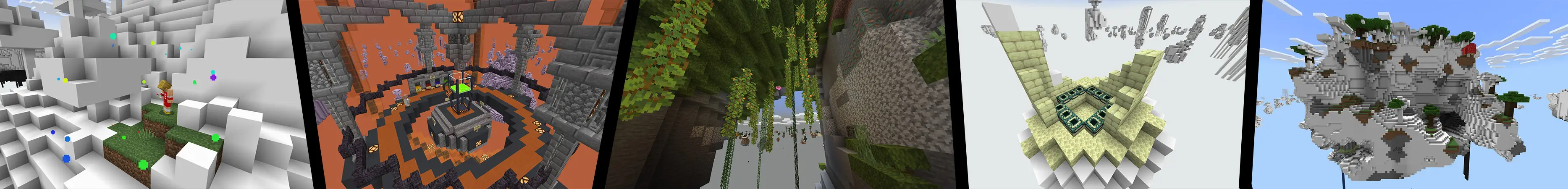 Skyblock — раскраска panorama