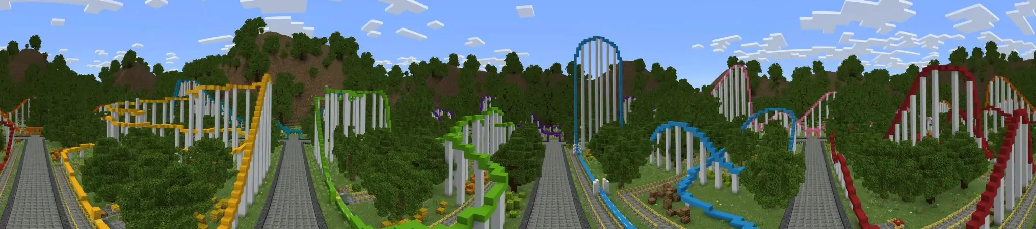 Парк американских горок panorama