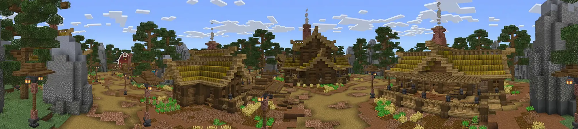 Прелестная ферма panorama