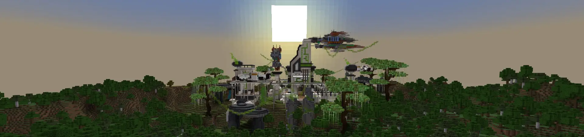 Инопланетная подземная база panorama