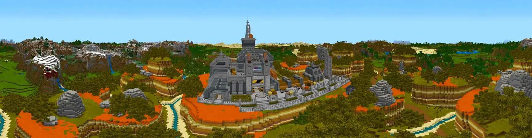 Простые стартовые области: боевая база panorama