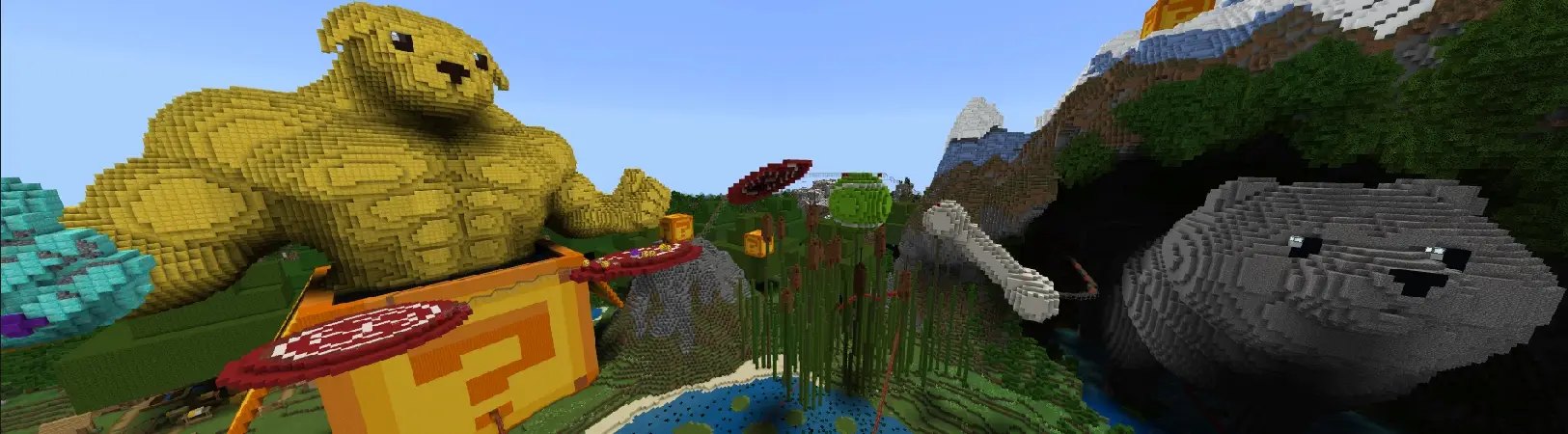 Блоки удачи: собаки panorama