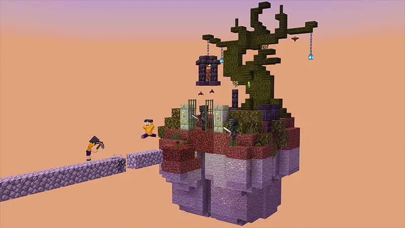 Скриншот Жуткая жуть в мире Skyblock №4