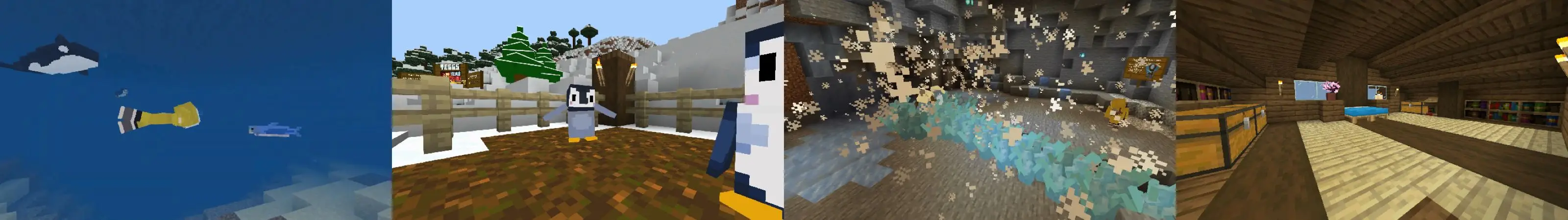 Приключения пингвинов panorama