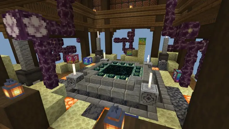 Скриншот Небесная база с блоками удачи №2