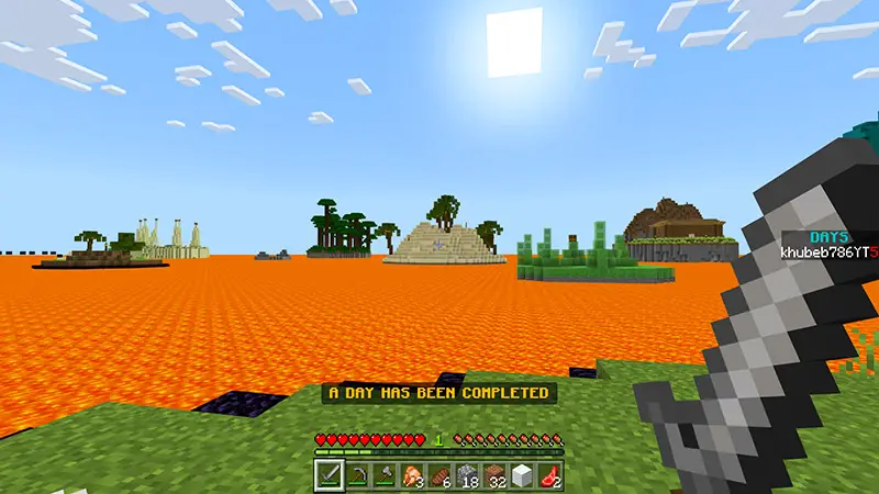 Скриншот 100 дней: выживание в лаве №3