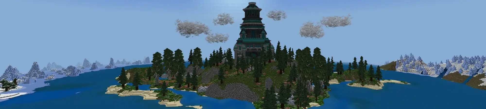 Средневековая башня panorama