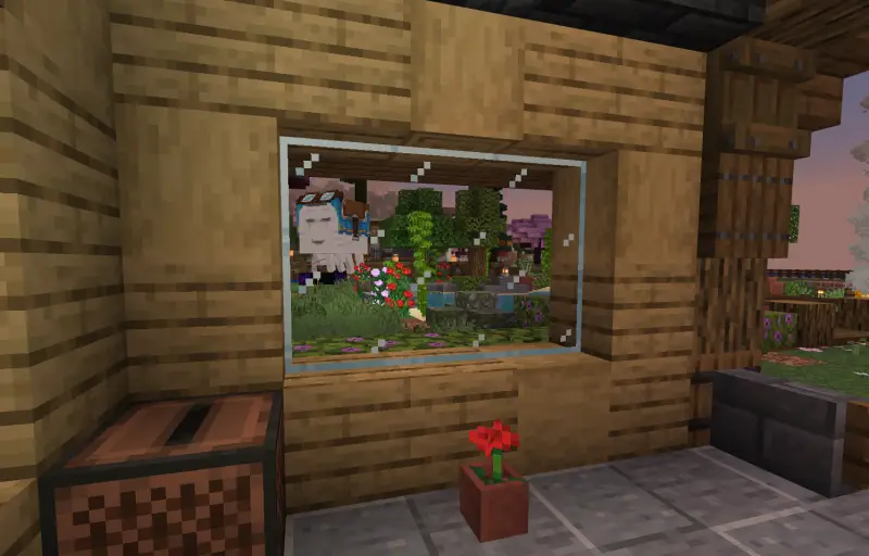 Соединённое стекло в игре