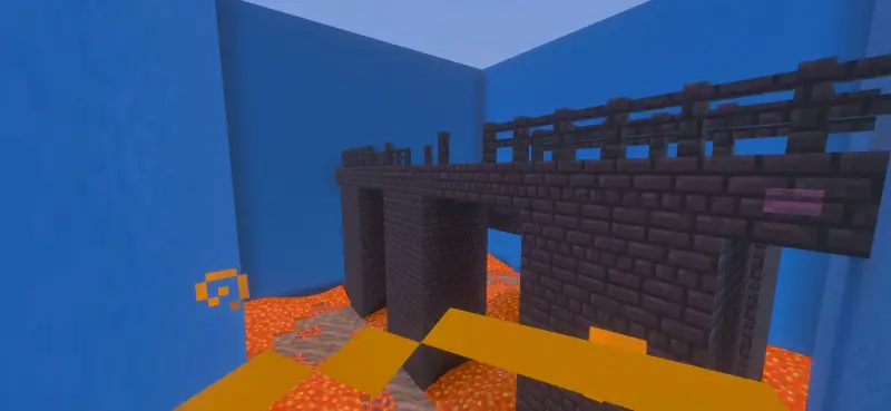 Уровень с лавой