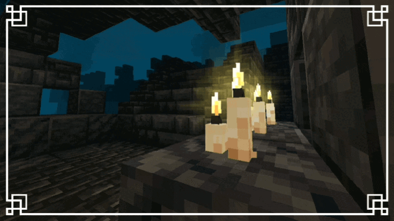 Анимация у свечей