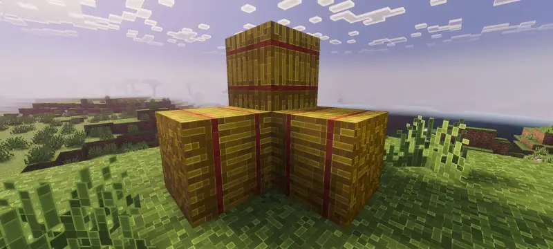 Новый вид снопов сена