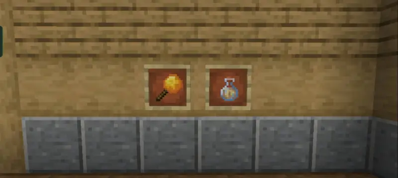 Новая медовая еда и медовое зелье в рамке