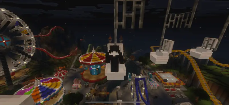 Аттракцион бустер в парке развлечений