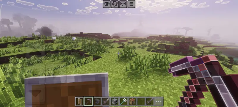 Новый вид незеритовой кирки и щита