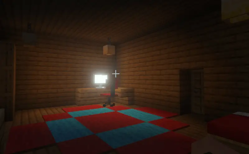 Комната с компьютером