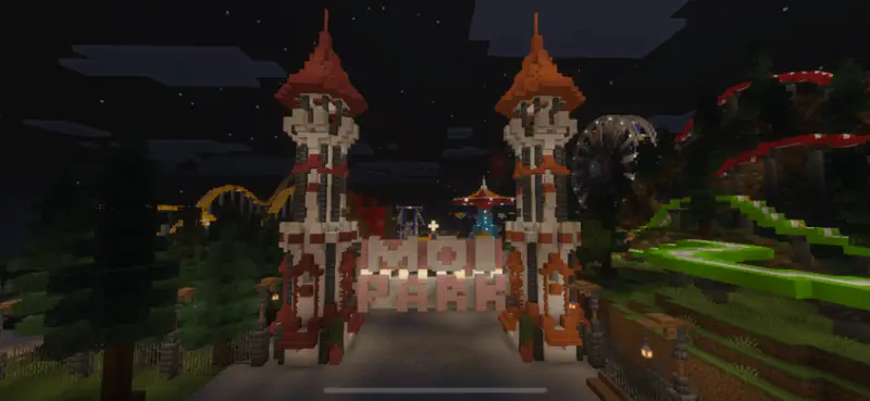 Вход в парк развлечений