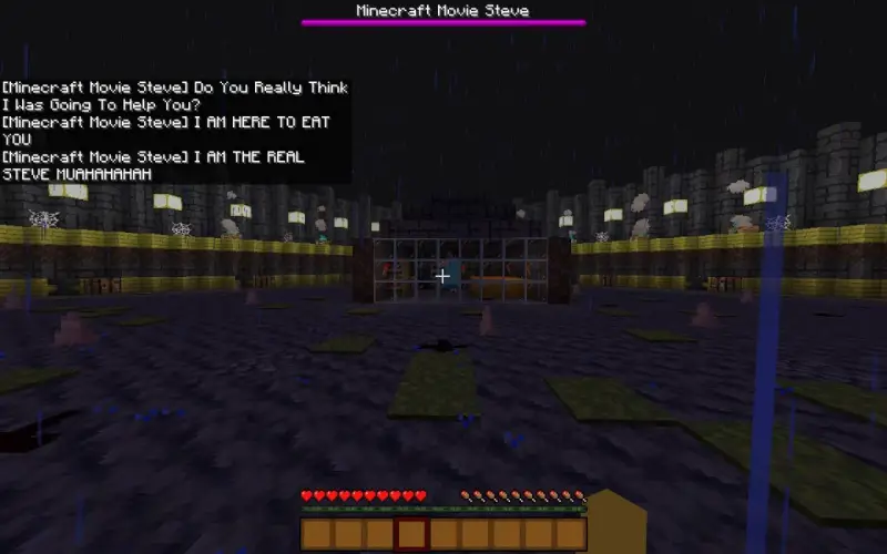 Большой Стив в клетке