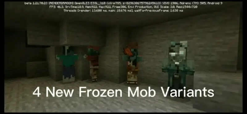 4 новых типа замершей нежити жителей и разбойников