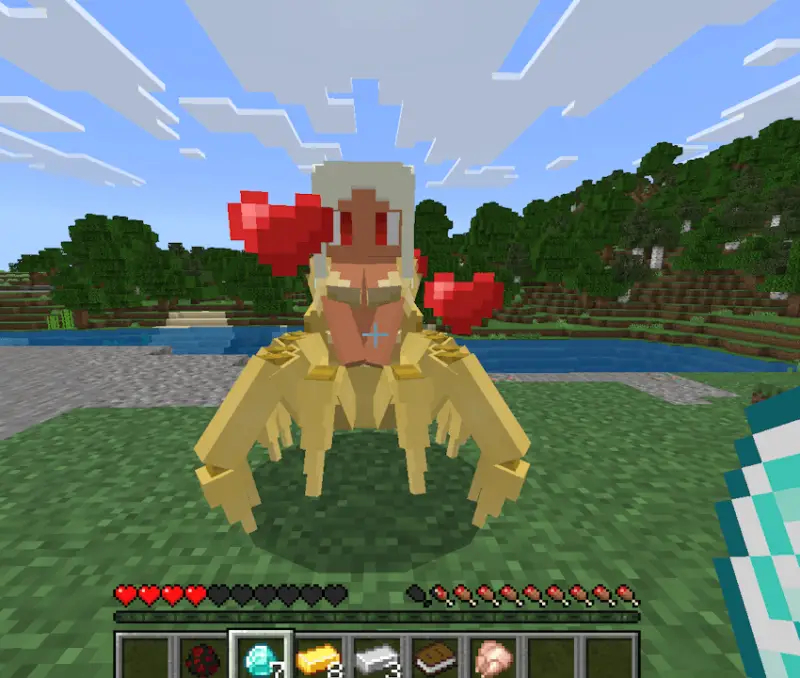 Улучшение арахны с помощью алмаза