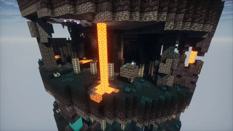 Один из уровней паркура