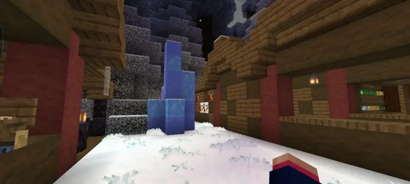 Локация в зимней атмосфере