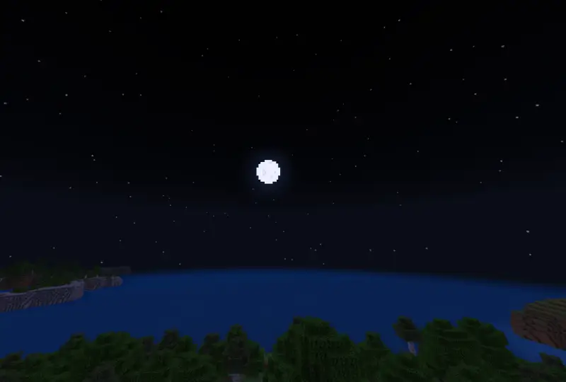 Новые текстуры луны на черном небе