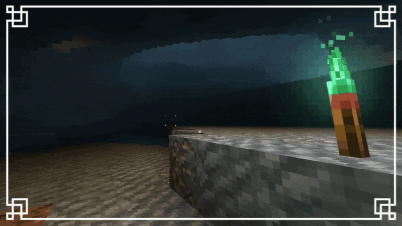 Анимация медного факела