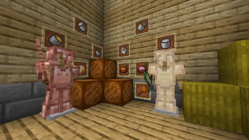 Восковая броня другого цвета