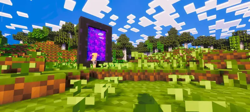 Новый вид портала в Незер под разрешением 12x12