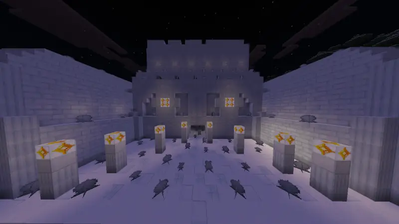 Вид снежного Храма