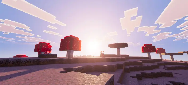 Новый вид освещения на грибном острове