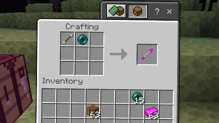 Крафт стрелы телепортации