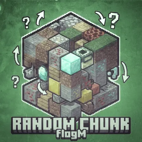 Чанк с разными блоками по мимо земли