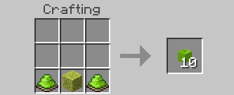 Создание десяти зеленых шариков