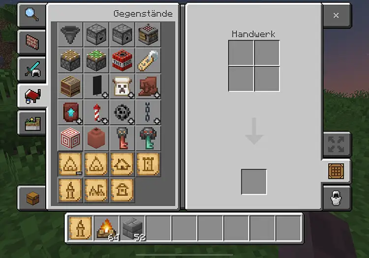 Несколько новых чертежей в инвентаре