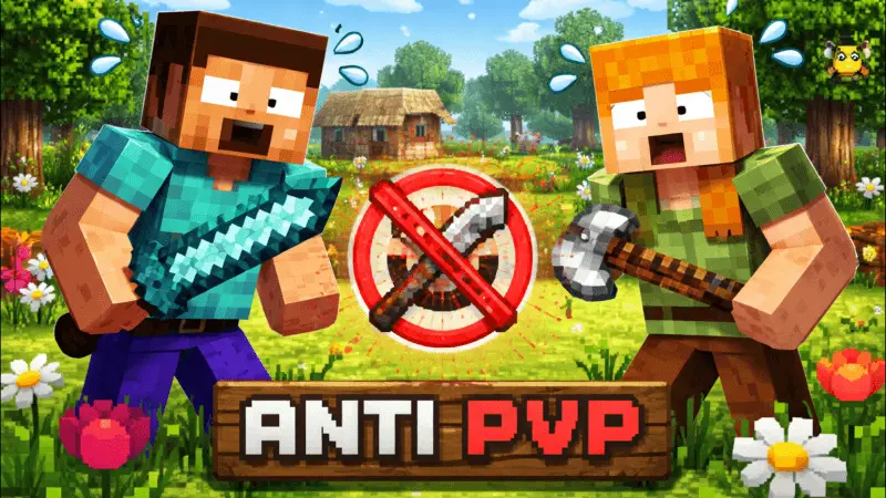 Название мода и два игрока на поляне