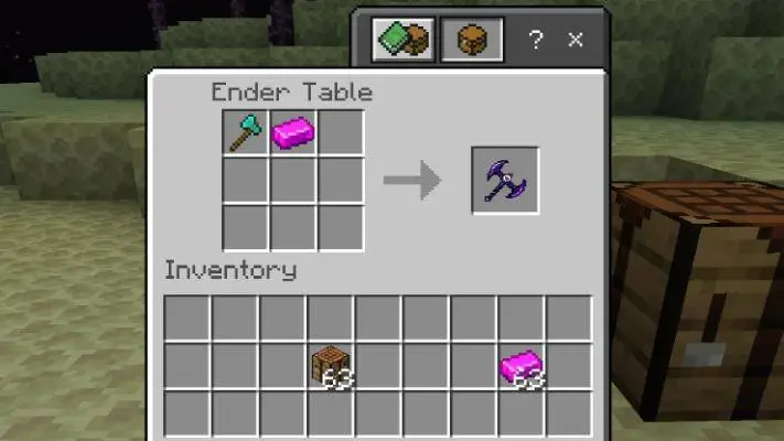 Крафт топора Края