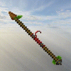 Детализированная модель копья в разных вариациях