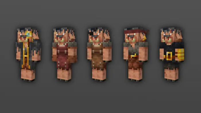 Пиратские пиглины из биома песка душ