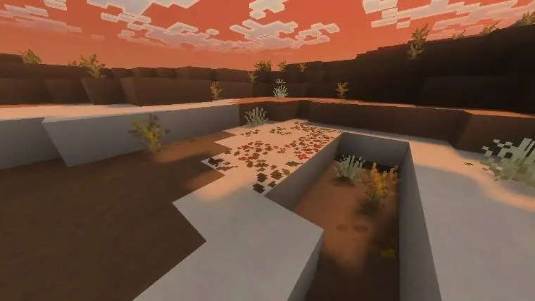 Ярко-красное небо над месой