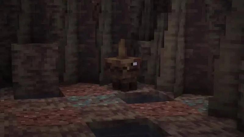 Новый моб со сталагмитом на голове