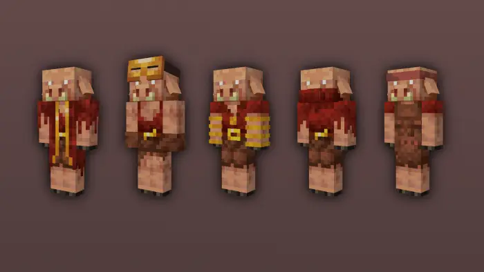 Пиглины из бастиона и из багрового леса