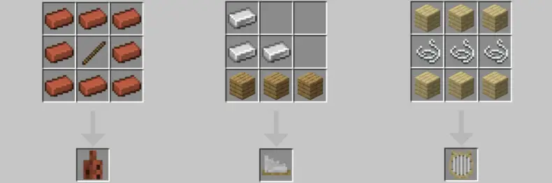 Рецепты крафта музыкальных инструментов