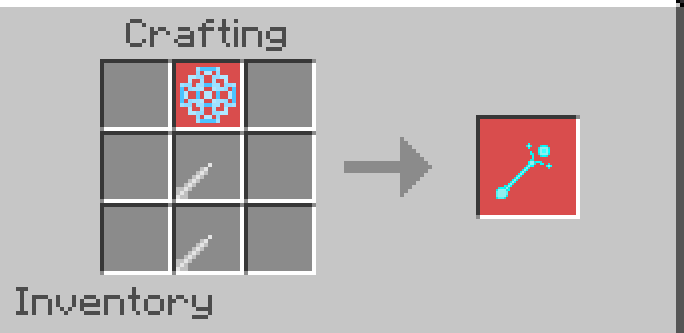 Крафт ледяного посоха