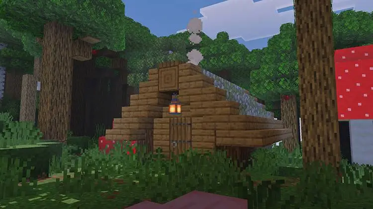 Маленькая деревянная хижина