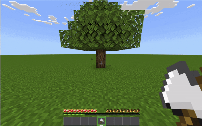 Использование способности большого топора