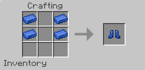 Крафт лазуритных ботинков