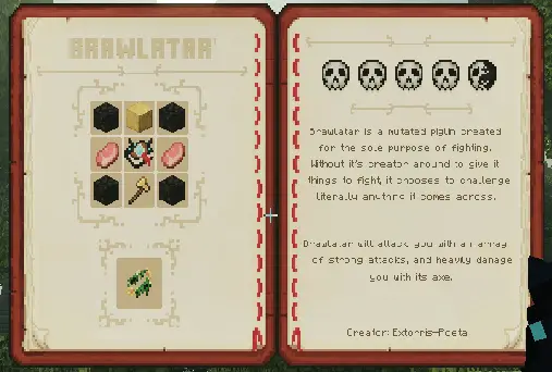 Крафт особого предмета