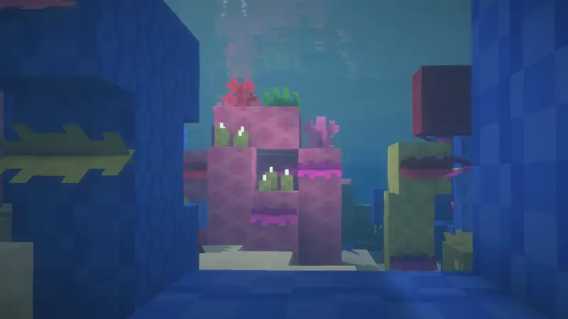 Упрощенный внешний вид кораллов