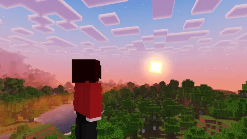 Новый вид солнца вечером